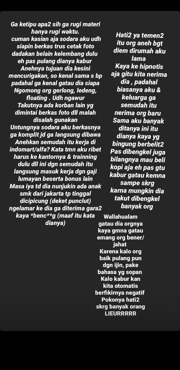 rikashears's tweet photo. Min saya dapat info dari sepupu saya soal orang ini, sepertinya pencuri hp yang sedang beroperasi di Lembang dan sekitarnya. Terlampir beberapa bukti kesaksian korban. #maling #pencuri @LembangNews @infobdg @PRFMnews https://t.co/pXL9hvoFa5