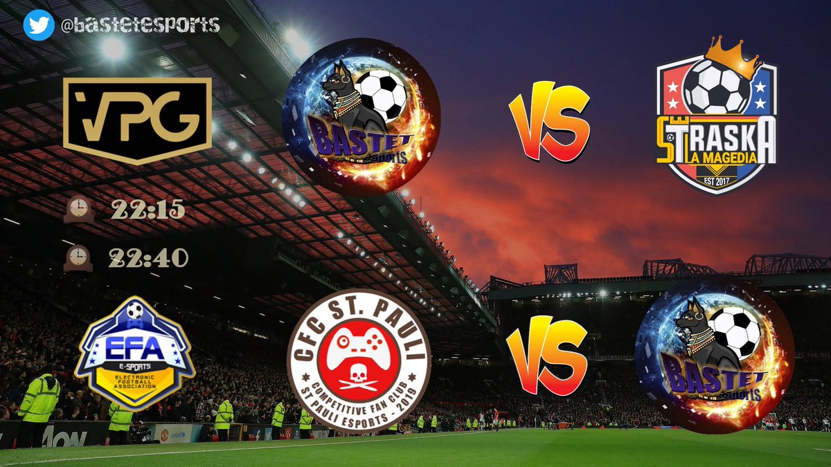 FC_Resurrection's tweet photo. ⚽ Hoy tocan partidos importantes en @VPG_Spain y @efaxboxspain

🕰️ 22:15 🆚 @SeTraskaLM
🕰️ 22:40 🆚 @FCSTPauliEsport

#GoBastet https://t.co/pUTkprxh9l