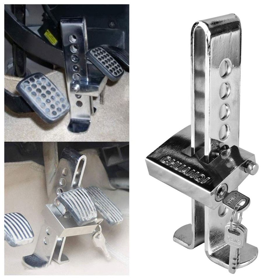 allextremegears's tweet image. AllExtreme car pedal lock is made of heavy-duty chrome plated stainless steel. 
bit.ly/32SQ81f

#Allextreme #pedallock #steeringlock #brakelock #clutchlock #Carlock #securitylock #caraccessories #antitheft #automotive #cartool  #lock #antitheftlocks #BikeAccessories
