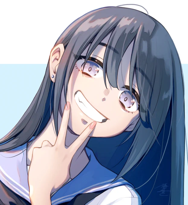 なーなー ピアス開けてん✌️ 