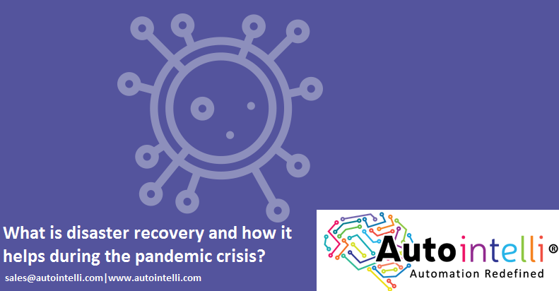 autointelli's tweet photo. Read what is disaster recovery and how it helps during the pandemic? In #AutointelliBlog. To read now, click here https://t.co/VZLbfLdnFc.
#DisasterRecoveryPlan #Pandemic #COVID19 #AutointelliAIOps #Automation #AIOps #AI #ML #AutoRemediation  #StayHomeStaySafe https://t.co/EYz8dfFUKY