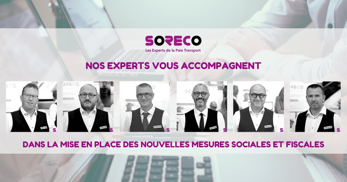 👥[ ACCOMPAGNEMENT ]

Vos paies sont-elles conformes ?

Nos experts issus du monde du #transportRoutier, vous accompagne dans la mise en conformité de vos paies, déclarations sociales et fiscales liées à la crise sanitaire.

Contactez-nous 👉 soreco-consultants.com 

#Soreco