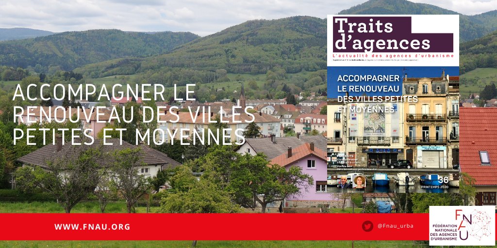 Fnau_urba's tweet photo. Les agences d’urba. ont une responsabilité pour construire un "après" différent, plus respectueux. Les villes petites et moyennes ont un rôle important à jouer dans cette construction. Retrouvez le nouveau n° de Traits d'agences consacré à ces territoires. https://t.co/RWdMz6z9Fw https://t.co/5RB3MJTuLl