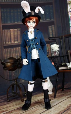 WY23 人形服 ドール服 Buffalo 3分BJD服 白 紳士 貴族服 www