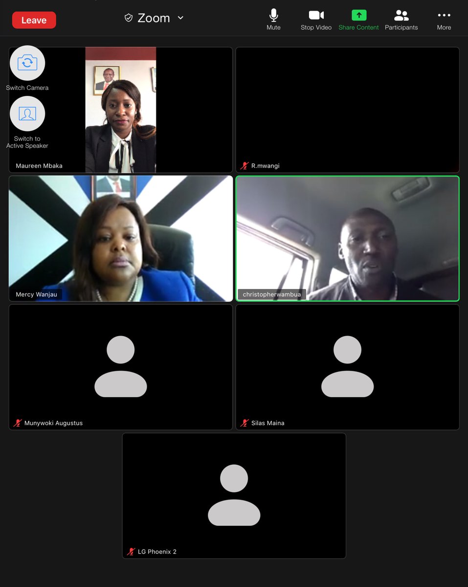 MaureenMbaka1's tweet photo. This morning on a video call with the @CADirectorGen and team, we discussed the Communications Authority’s ongoing projects.
We also discussed #ICTinterventions during the pandemic given the critical role of ICTs in mitigating and combating #COVID19
@MoICTKenya @CA_Kenya https://t.co/wuCy1Y33YU