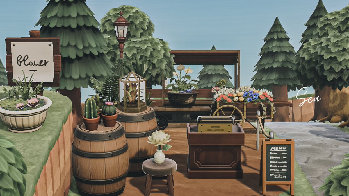 𝚜𝚎𝚊 そういえばスカスカやった花屋のレベルを上げました お花買いに来てるのはらんちゃん あつまれどうぶつの森 あつ森 あつ森写真部 Animalcrossing Acnh T Co Upziu6vt32 Twitter