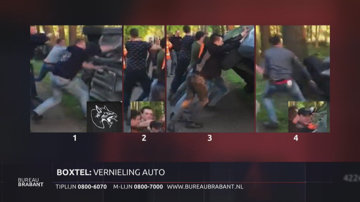 Politie Oost-Brabant: RT bureaubrabant: Met vereende krachten een auto vernielen en compleet leeg roven is niet tof.