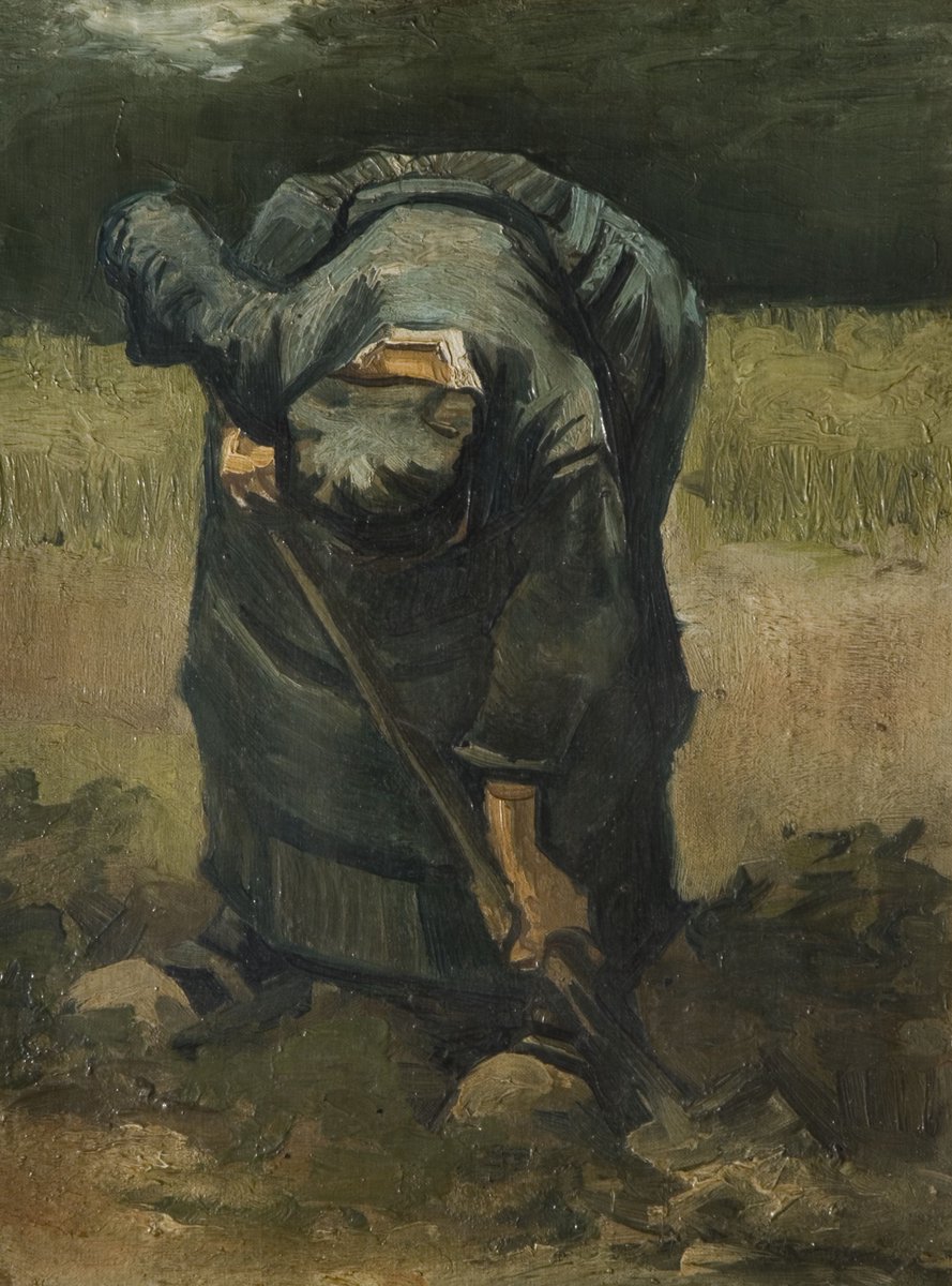 BarberInstitute's tweet photo. Podcast number three! ✨ Mimi Buchanan, Learning &amp; Engagement Intern, compares a toiling peasant, painted by Van Gogh, with a ballerina sculpture by Degas.

What do the works in our collection share? Both depict working women in the 19th century.

➡️ https://t.co/BoKzJw5OAJ https://t.co/CEi5GWrikO