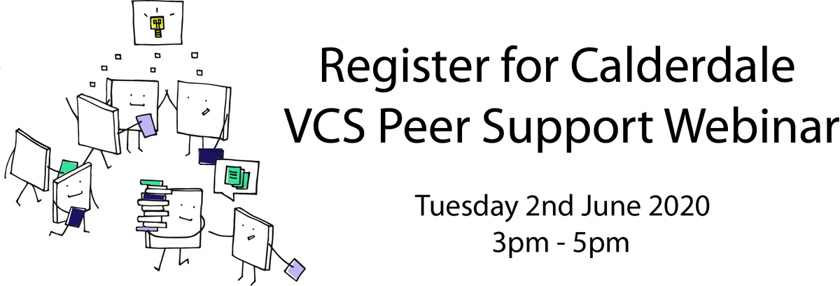 VACLocalLives's tweet photo. There is still time to register for our next #Calderdale VCS Peer Support Webinar on 2.3.20!  We will be joined by @DeborahHarkins, the new Director of Public Health at @Calderdale Council.  Register here https://t.co/qdmi3TcnuU #calderdalecommunityresponse #keepbeingcalderdale https://t.co/07X0wSKFM1