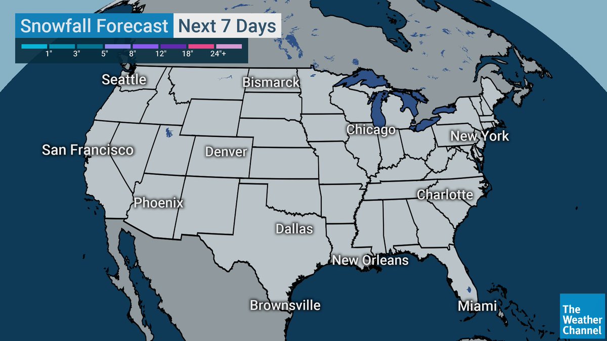 weatherchannel's tweet photo. This week, for the first time in 2020, not a single soul in the contiguous U.S. will experience snow. https://t.co/KTLMJQlXxE