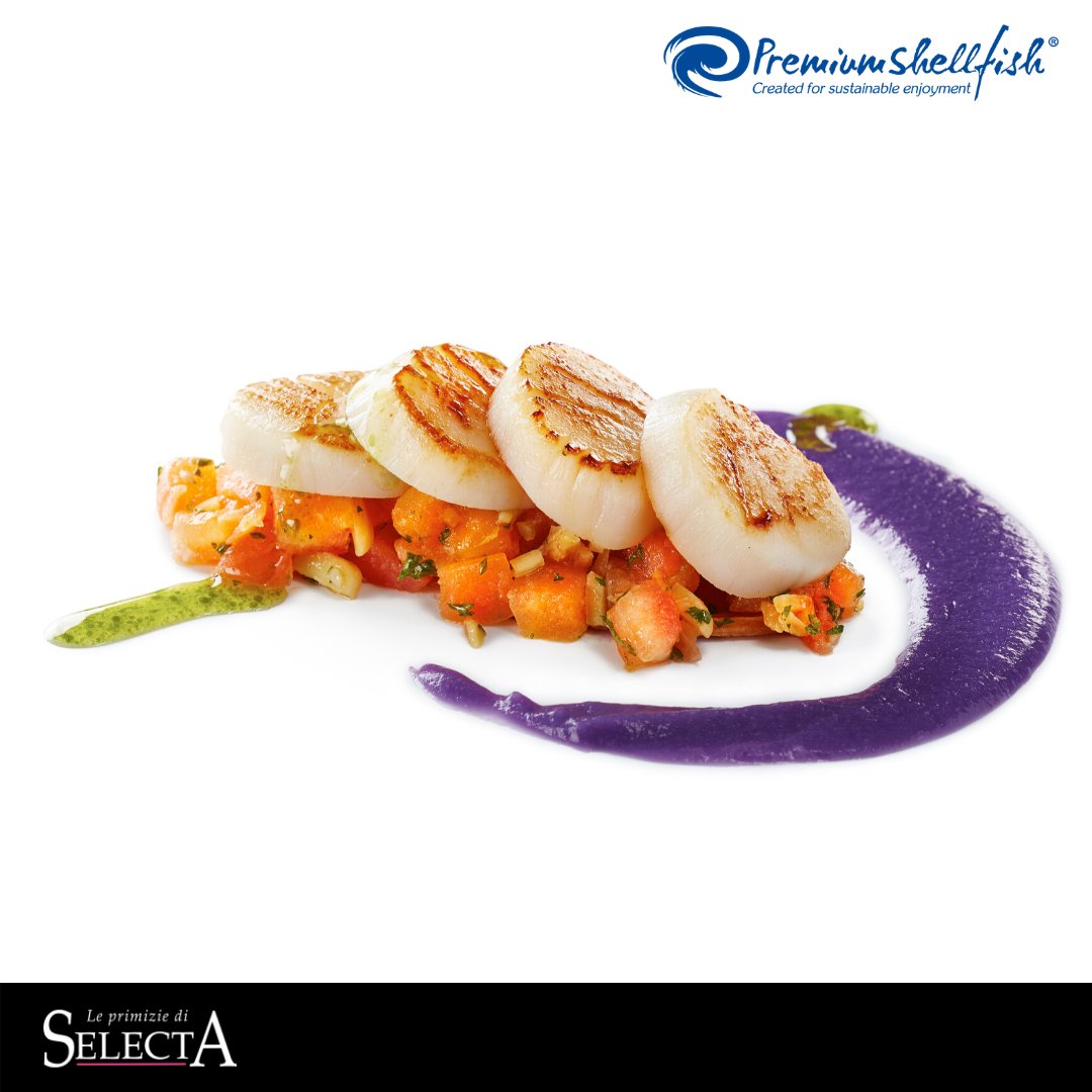 selecta_spa's tweet photo. Le #Cappesante #PremiumShellfish sono frutto di un'accurata selezione effettuata a bordo entro poche ore dalla pesca. Una materia prima naturale che si presta a diventare protagonista di numerose interpretazioni. #ristorazione #cucina #chef https://t.co/3jUrNMq7n5