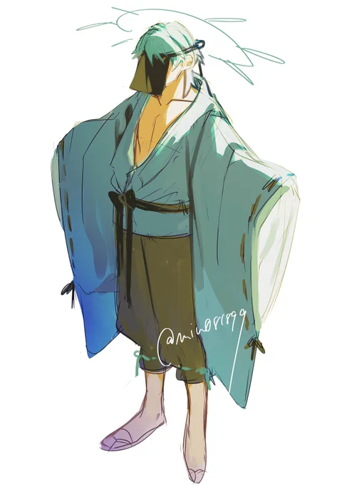 着物描くのたのじぃ... 