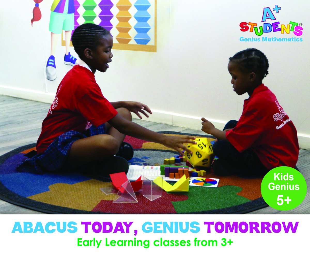 aplusstudents1's tweet image. Our A+Program encourages children to Learn through Play – this Boosts Creativity, Sharpens Imagination and Memory Power

#aplusstudents #math #abacus #play #creativity #imagination #parents