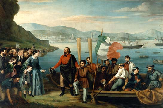 1860, début de la colonisation italienne en Sicile par Garibaldi. Salemi (la ville de la paix) fut la première capitale du Royaume d'Italie, mais cela durant seulement 1 jour