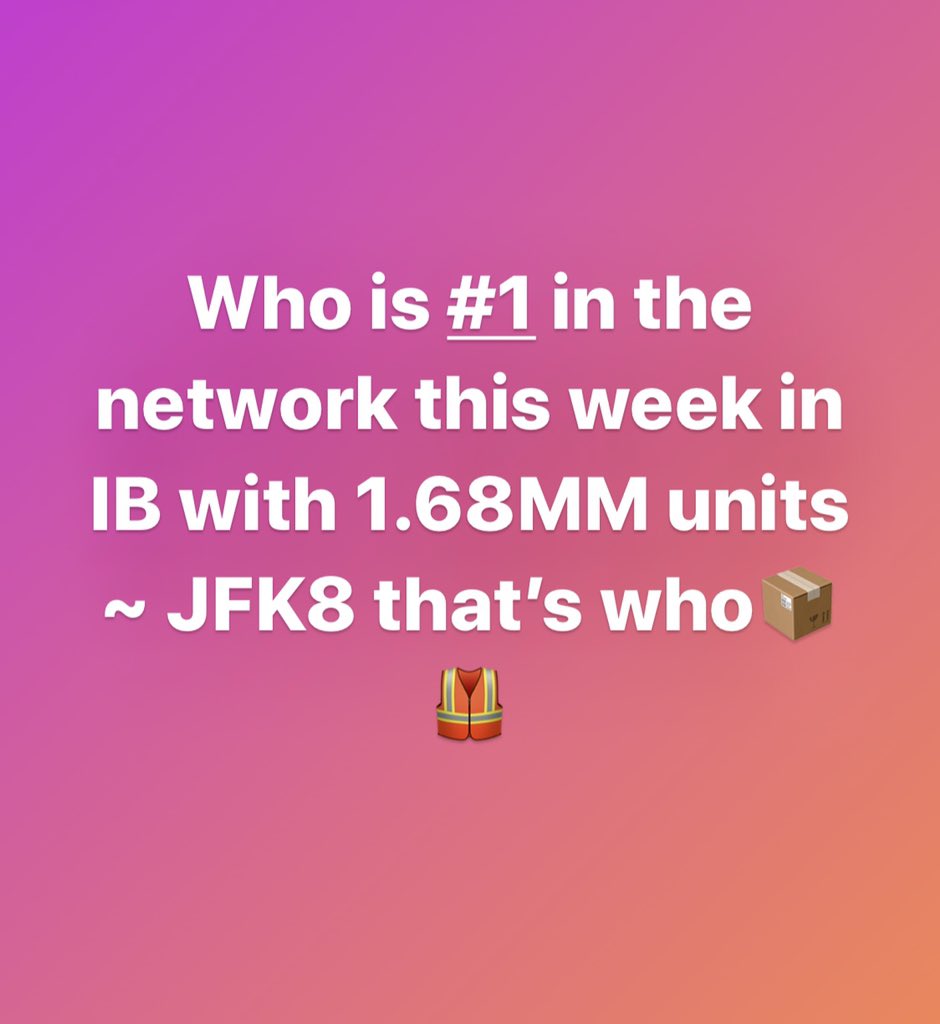 chruiz1203's tweet photo. Yasss!!! You go IB Team!! #behindthesmile #amazonvestlife #EssentialWorkers #JFK8 https://t.co/eZ3awwBEoL