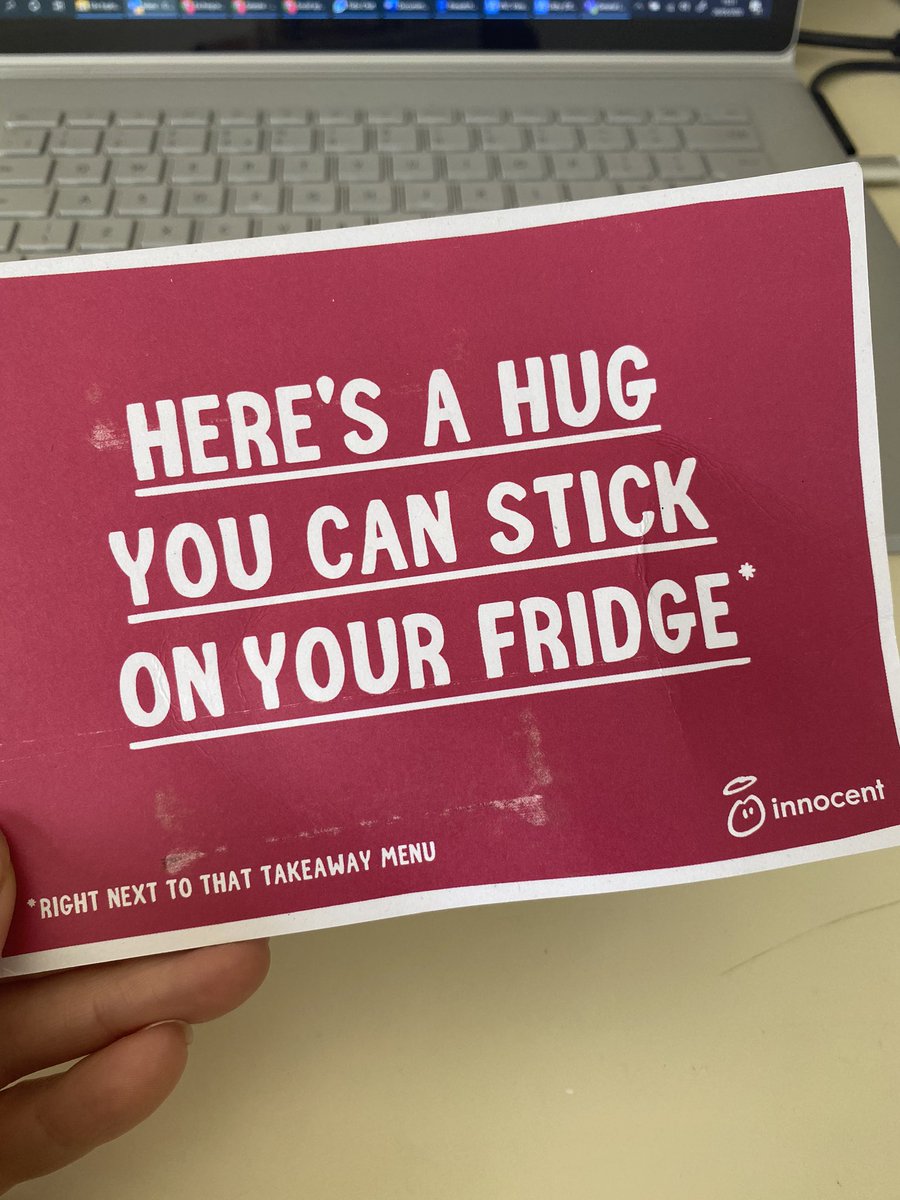 What a lovely pick me up ☺️ thank you <a href="/JaneEntwistle/">Jane Entwistle</a> <a href="/innocent/">innocent drinks</a> #bigchinwag