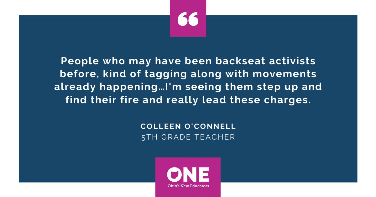 OHneweducators's tweet photo. As @MsOCforEd reminds us, the work continues. Keep plugging in! #ONEis here for you, with you, and would love to hear what about the issues you're fighting for. https://t.co/bPl7MYn01T