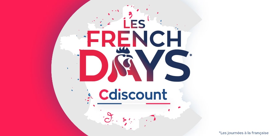 Cdiscount's tweet photo. Les French Days c'est en ce moment sur Cdiscount  🇫🇷
➡  https://t.co/INZBtvSGAp 

#CdiscountFrenchDays https://t.co/NMgkzirOE3