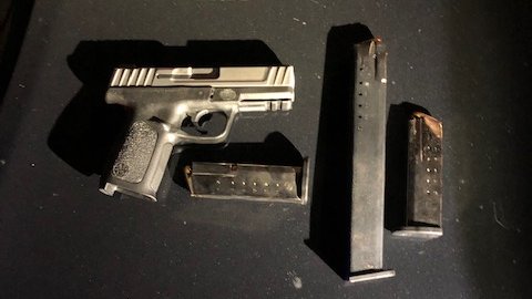 SantaAnaPD's tweet photo. Great work #SantaAnaPD Patrol Officers! While conducting a patrol check in the area of 2600 N Main St., officers conducted a traffic stop. During their investigation, a loaded firearm was recovered #gunsoffthestreets #safercommunity #SantaAnaPD #toppriority #proactivepolicework https://t.co/49qUv77732