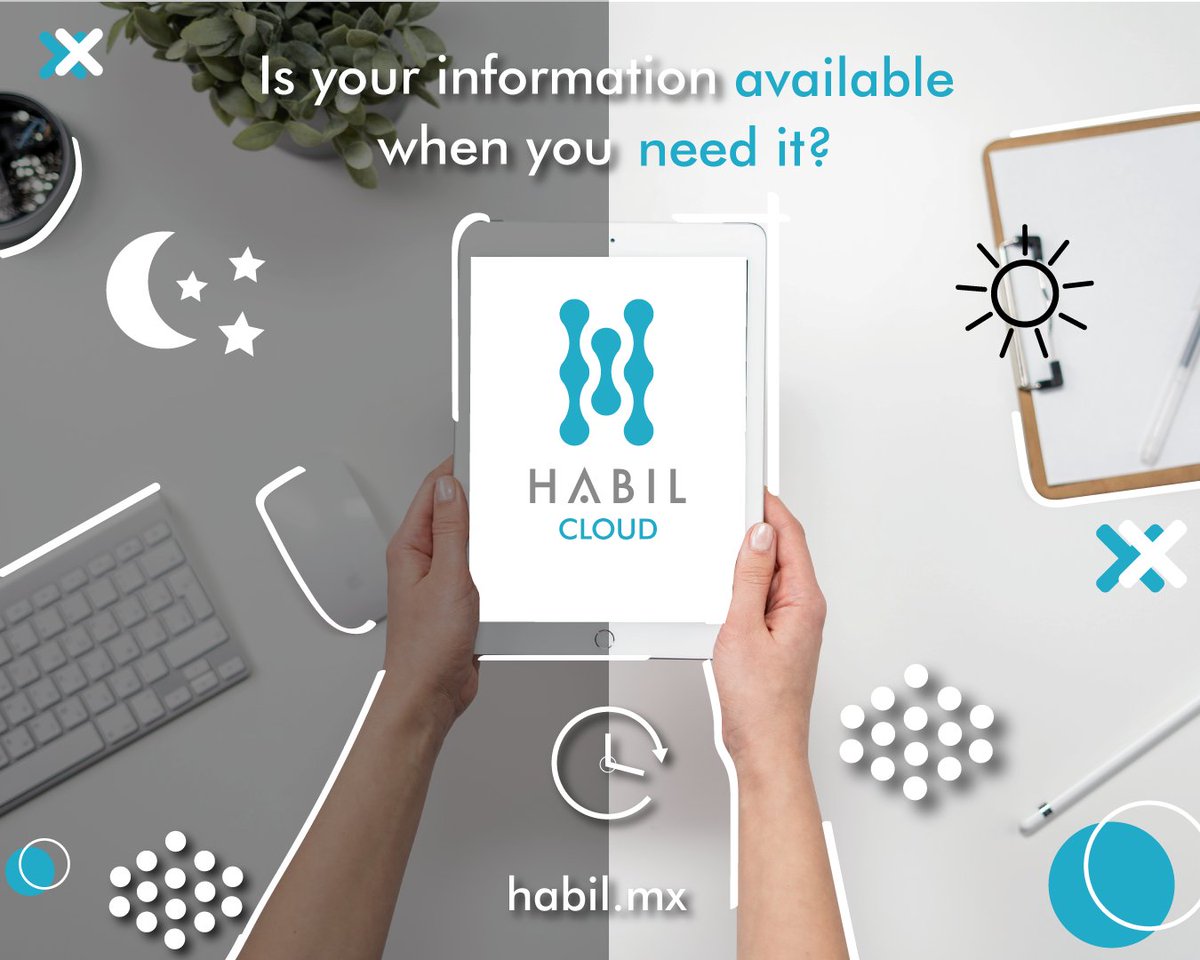 habil_mx's tweet photo. Companies that are in the cloud have found multiple benefits such as ease of implementation, mobility, scalability, cost optimization, Habil Cloud can help you, tell us what we started with
#Cloud #HabilCloud #technology #AWS #awservices #azure #GoogleCloud #MakeItHappen https://t.co/GVEiPeFbJJ