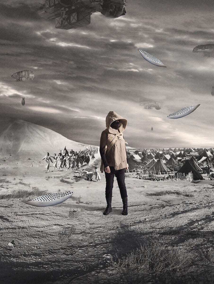 Final day left to enjoy the Larissa Sansour trilogy. With bold imagination &amp; striking production value, the films ask pertinent questions about the meaning of nationalism &amp; home. 

To find out more, donate &amp; stream visit our <a href="/MedicalAidPal/">Medical Aid for Palestinians</a> fundraiser page: buff.ly/2xGLoAF