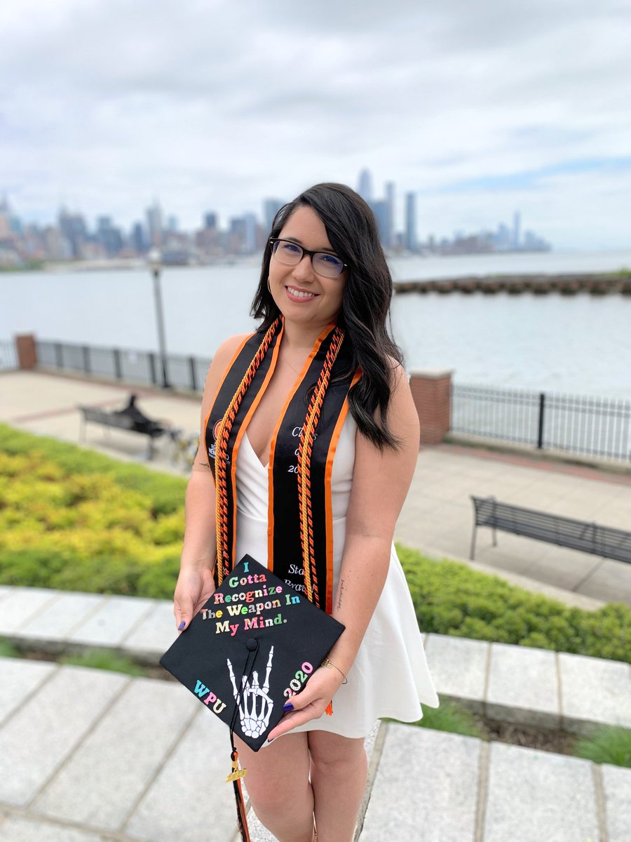 sheholdsthegun's tweet photo. Bachelors in Broadcast Journalism with a minor in Media Studies | Magna Cum Laude
ft. @halsey
#ClassOf2020 #WPUNJ2020 #CapsOfWP https://t.co/oCB9gHc9Uu