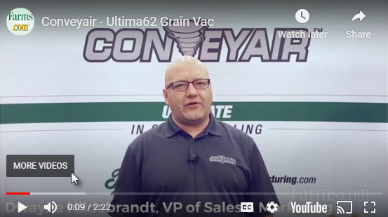 FarmsPrairies's tweet photo. .@Conveyair Pneumatic Handling Equipment.. Dwayne Hildebrandt, Vice President of Sales and Marketing at #Conveyair, gave https://t.co/jEAqnxKMEb an overview of the company’s latest #grain vac model, the Ultima62. #WestCdnAg #FarmEquipment 

Watch here: https://t.co/77FoWrIz3X https://t.co/bJofgenNnn