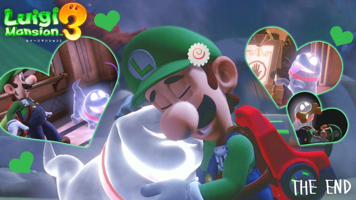 めんま オバ犬との愛のメモリー ﾟ The End ﾟ Luigismansion3 ルイージマンション3 めんまとめ T Co Khbo6q2ae8 Twitter