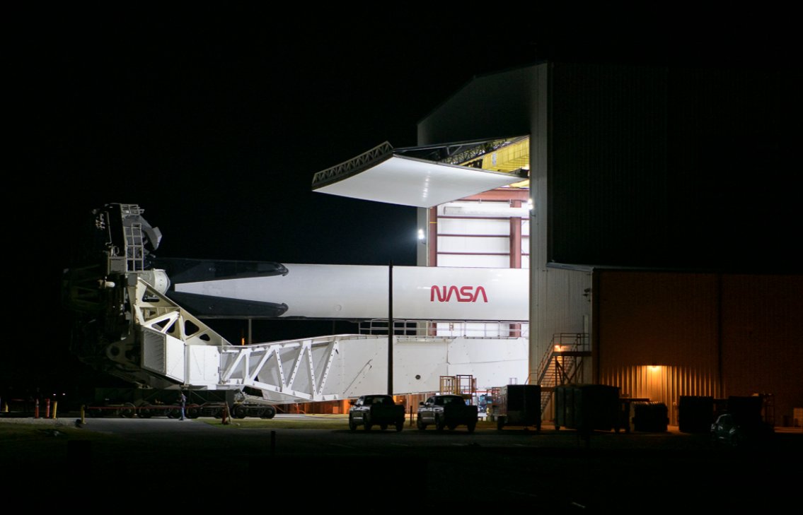 Bridenstine: "The NASA style guide is clear: the worm no longer exists. But I write the style guide, so I made a determination that for this particular mission on this particular day, we were going to bring back the worm."