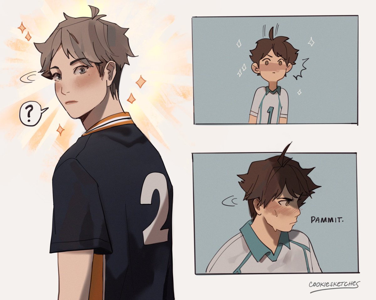Yes, Mr. Refreshing is a fitting nickname to give to your opponent
#haikyuu #oisuga