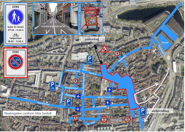 DeventerGem's tweet image. Meer ruimte voor voetgangers in Deventer binnenstad. Het blijft belangrijk dat bezoekers van de binnenstad zoveel mogelijk 1,5 meter afstand bewaren. Hiervoor komen er meer voetgangersgebieden en éenrichtingslooproutes. bit.ly/2ZG6hay