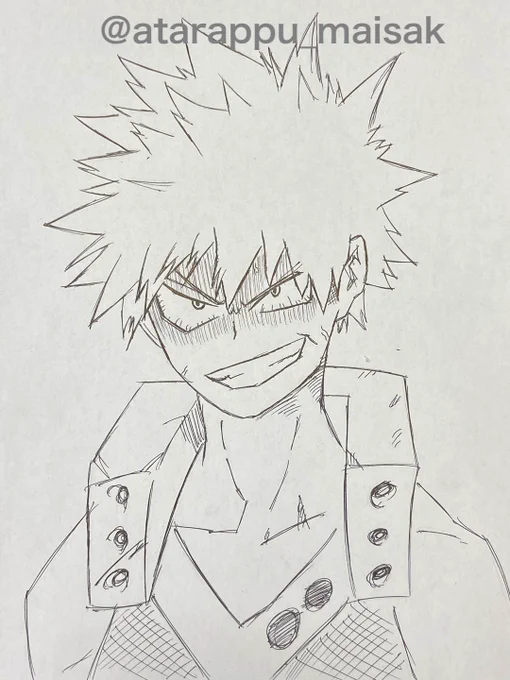 息抜きに爆豪落書きしました!
感想教えてください!
#ヒロアカ
#爆豪勝己
#ヒロアカ絵描きさんと繋がりたい
#絵描きさんと繋がりたい 