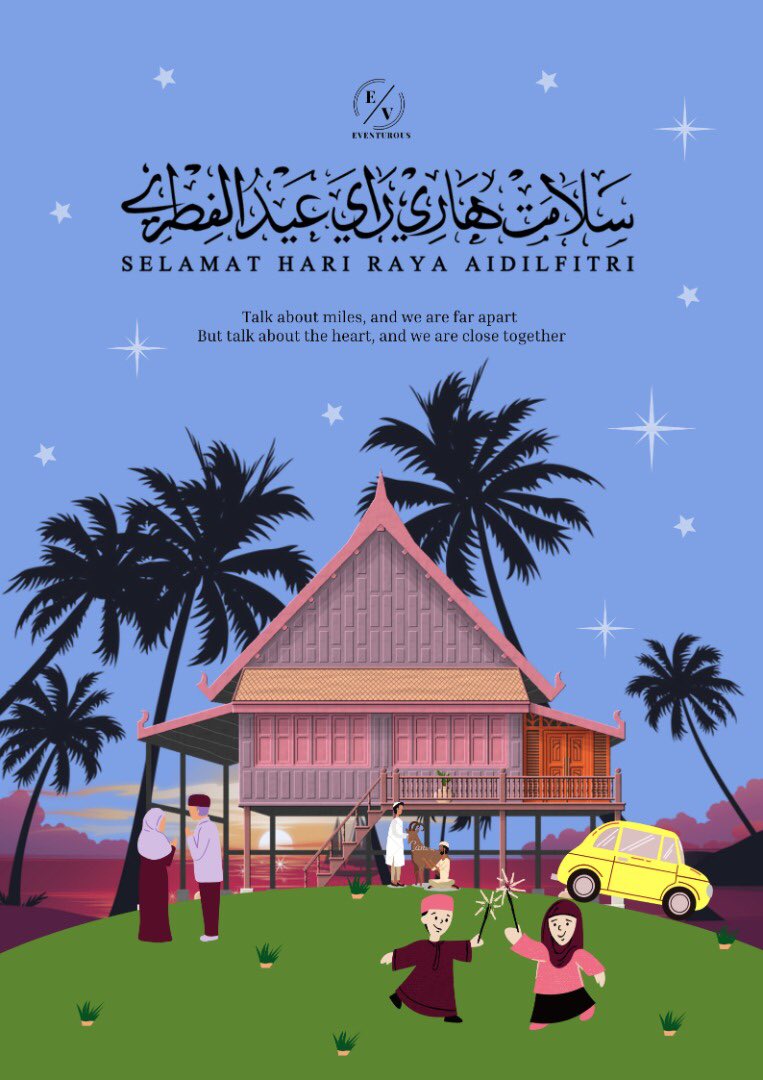 eventurous_ev's tweet photo. Selamat Hari Raya Maaf Zahir &amp; Batin 🙏🏻✨💕 

Ikhlas dari kami @eventurous_ev 

#EventgersRaya
#EventurousRaya
#RayaPKPB 
#HappyEidAlFitr https://t.co/uHNuvUwHQN
