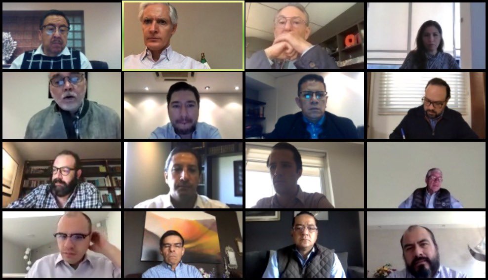 alfredodelmazo's tweet photo. ¡No lo olvides! En el #Edoméx estamos en Fase Roja🚦🔴. Todos los días en reunión con el Comité Estatal de Seguridad en Salud, reforzamos las medidas para cuidarte a ti y a tu familia. #QuédateEnCasa. https://t.co/nUd0uRjAw8