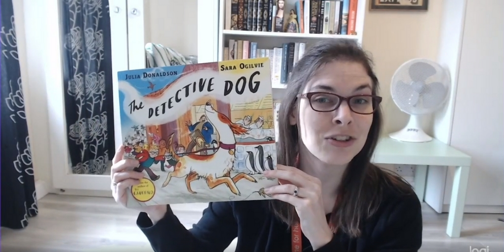 EssexLibraries's tweet photo. Got a mystery that needs solving? Detective Dog Nell can help! See how good she is at solving crime with her keen sense of smell in today’s #story The Detective Dog by Julia Donaldson and Sara Ogilvie read by Sarah from #Wickford Library: https://t.co/Hx0iLCP6aH @MacmillanKidsUK https://t.co/hI1Sst58zd