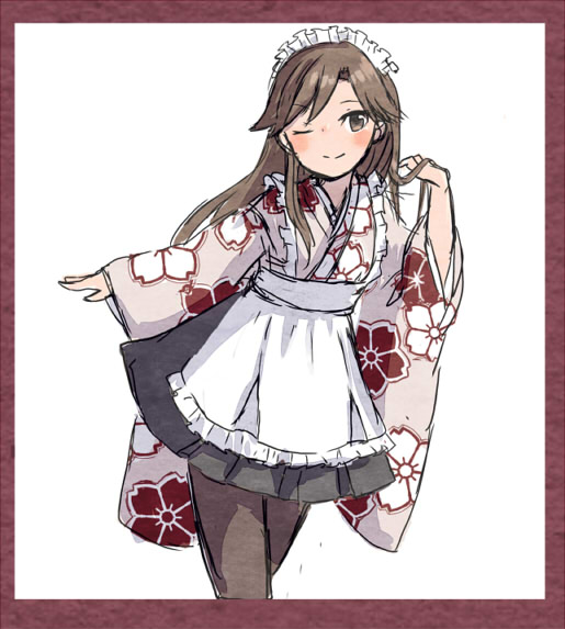 Wss S 和服メイド荒潮です
