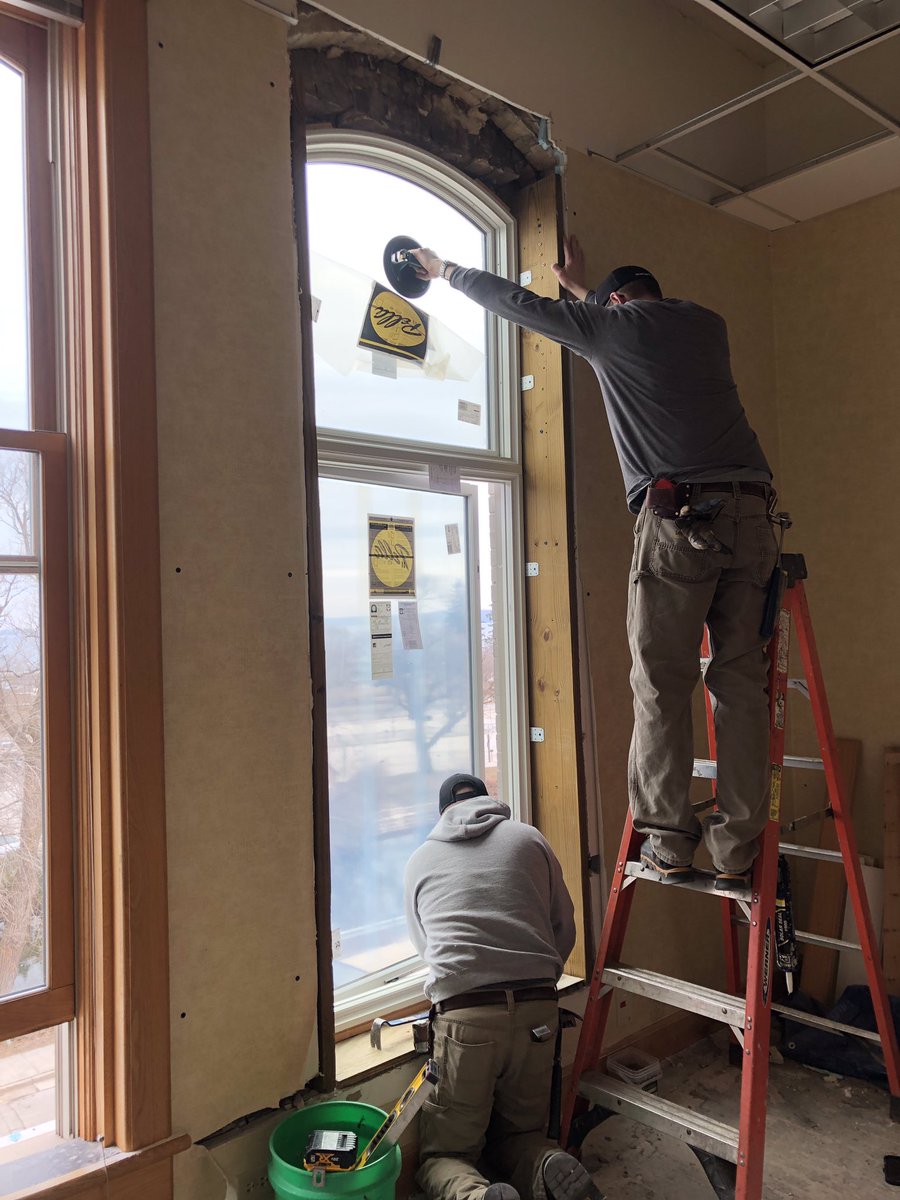 PellaWestMich's tweet photo. Window installation progress from last week 🙌 https://t.co/bqXClwqb7d