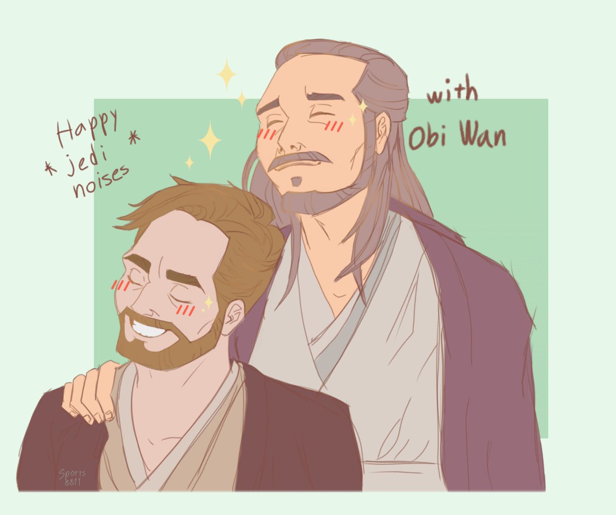 Kinryu_Golden's tweet photo. sorry for the messy work, i've been having trouble drawing
#starwars #quigonjinn #obiwankenobi #countdooku https://t.co/4zKeXqW0Jp