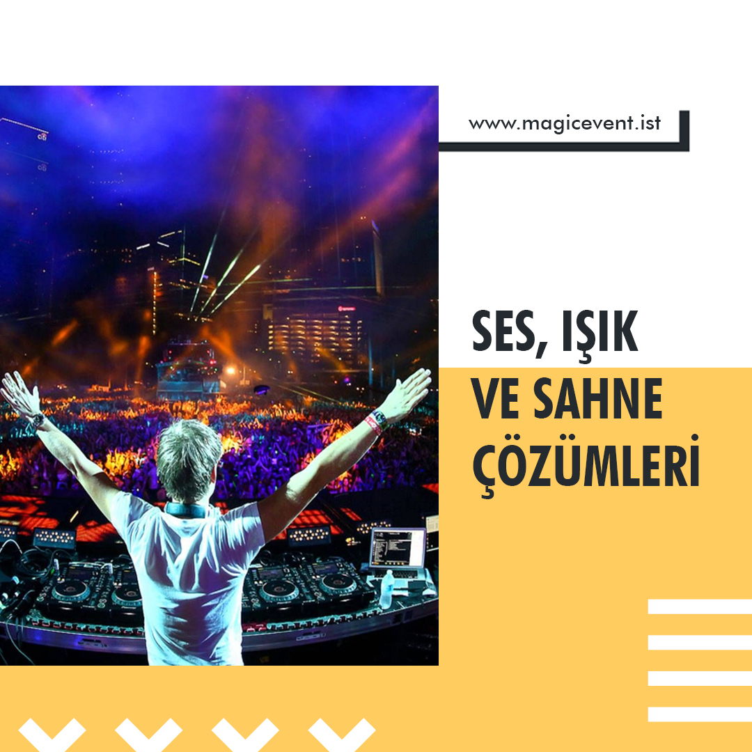Magiceventist's tweet image. 'Bu eğlence bizsiz olmaz'
Ses ve Işık, Sahne Çözümlerindeki tek yardımcınız olmak için buradayız...
magicevent.ist
#magicevent