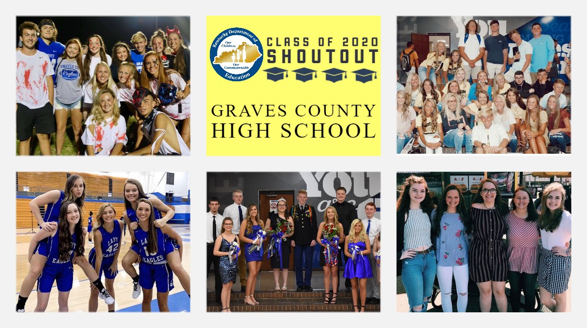 🎓 | The Kentucky Department of Education would like to give a #KDEclassof2020shoutout to the senior class at <a href="/GravesCountyHS/">Graves County HS</a>! #KyEd #TeamKDE #TeamKentucky #TogetherKY #ClassOf2020