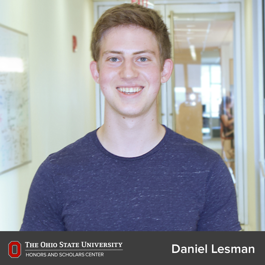 OSUHonorScholar's tweet photo. Daniel Lesman, @OhioState junior honors biomedical science major, has been awarded a 2020 @AstroScholarFdn award. #HSOSU #TogetherAsBuckeyes
https://t.co/VBYHc3ME11 https://t.co/2mPKn3CUWL
