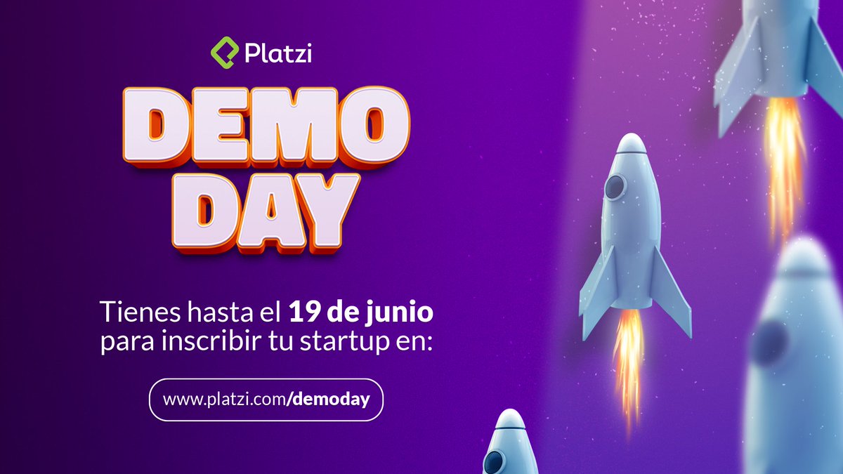 startupchile's tweet photo. #SUPPartners | @platzi apuesta por las startups 🚀 para construir el futuro de Latinoamérica - ¡POSTULA AHORA a #PlatziDemoDayen ➡️ https://t.co/oZLe2xJWnN https://t.co/bm8f9qO41u