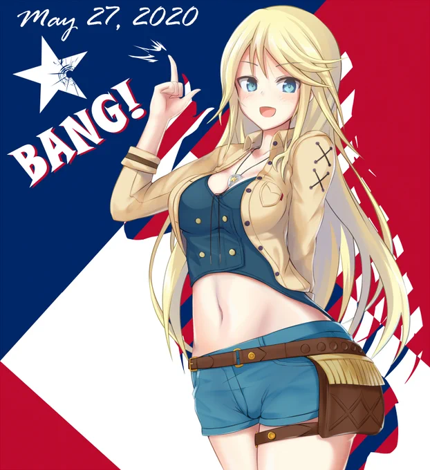 おめでとうの初シャーリー?‍?
#アリスギアお絵かき #シャーリー・オークレイ生誕祭 #アリスギア 
