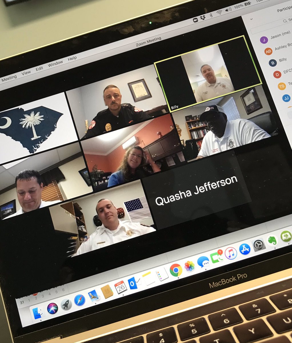 scfirejpope's tweet photo. Thank you @scfirefighters and @aboltin for hosting the Training and Education Committee meeting this morning. Looking forward to a virtual @FireRescueSC #scfr20 https://t.co/PvN0GPANe8
