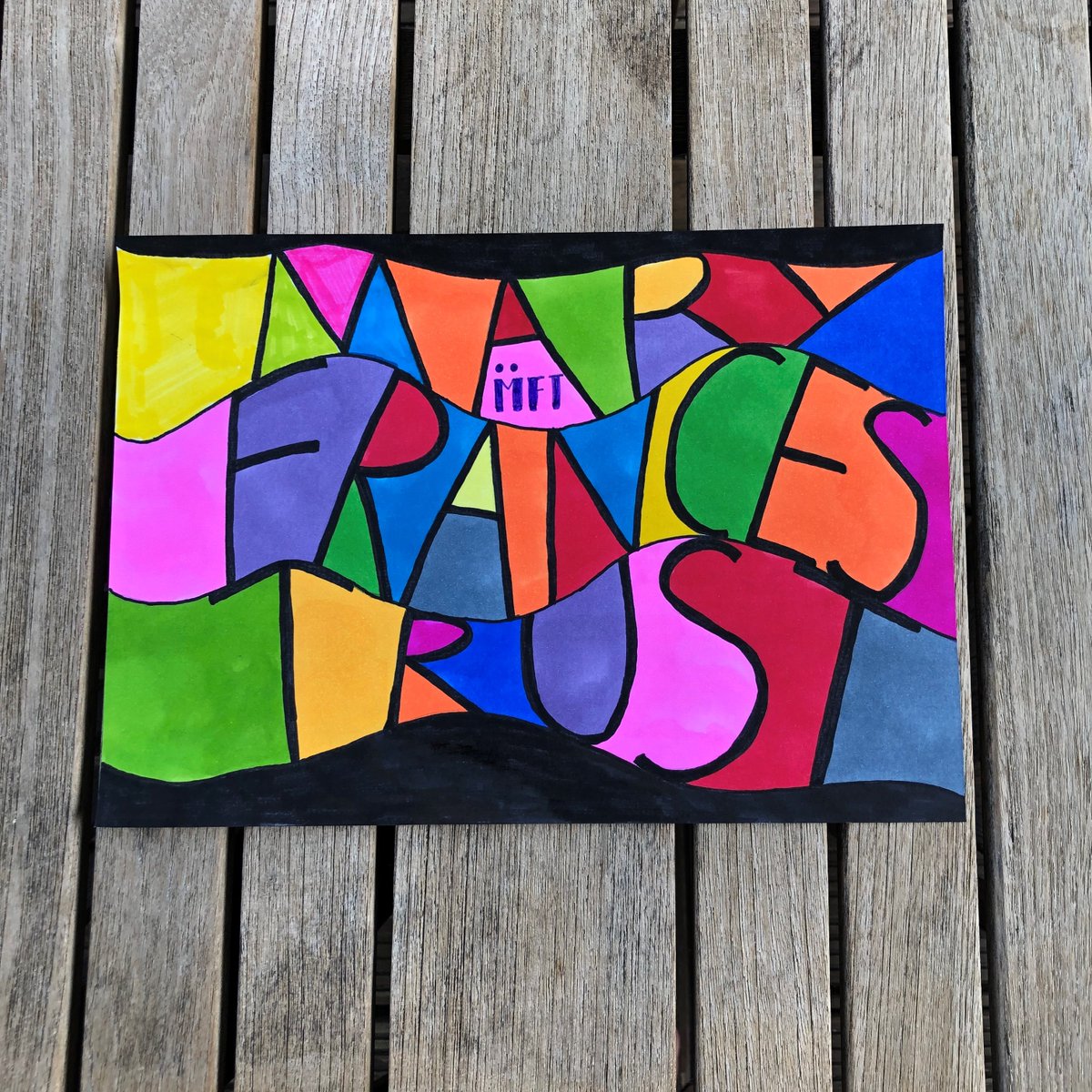 Our Art tutor Beccy from <a href="/thecraftyhareuk/">The Crafty Hare</a> shows us some simple techniques to turn lettering into a superb work of art. Only paper &amp; pencils needed. 

Read her #artsandcrafts blog and share your creations with us by replying to this post.
maryfrancestrust.org.uk/lettering-art/

#mindfulness