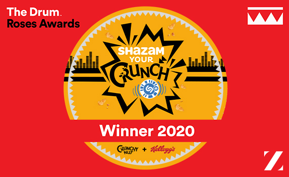 We've won our first ever The Drum Roses Award!

Our fantastic Creatives bagged a win in the Innovative Use of Technology category, for their exceptional creative work on our <a href="/KelloggsUKI/">Kellogg's UK & IRE</a> Crunchy Nut '<a href="/Shazam/">Shazam</a> Your Crunch' campaign.

zealcreative.com/first-roses-aw…
