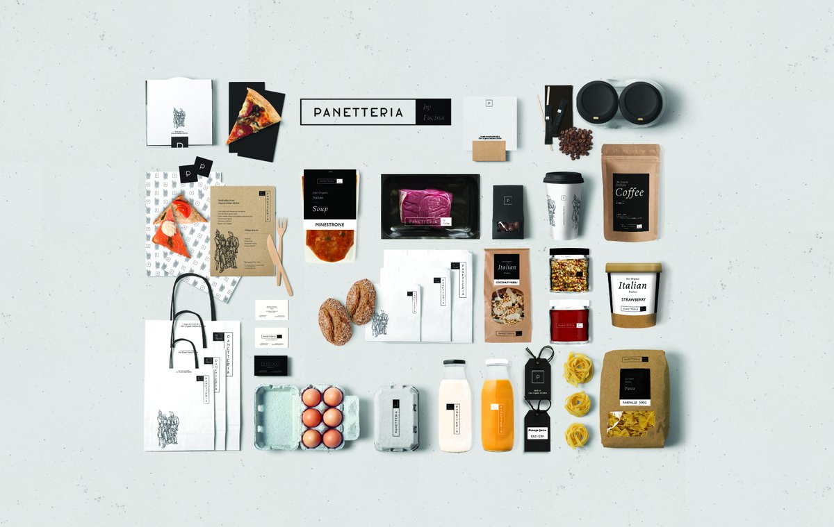 The Brand Identity Design we realised for our dear client #Panetteria by <a href="/FucinaLondon/">Fucina</a> 

#brand #branding #brandidentity #graphicdesign #design #restaurantdesign #bardesign #merchandising #brandimage