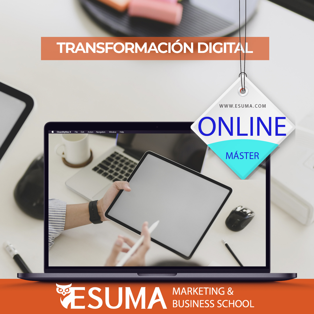 Máster Online en Transformación Digital. Más info aquí: bit.ly/3gnH3nl