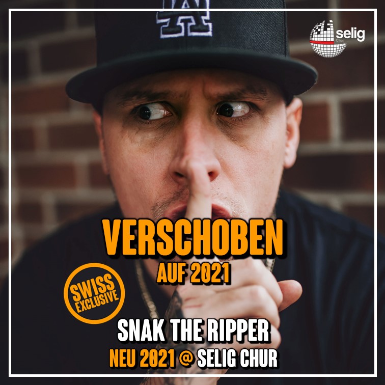 seligchur's tweet photo. Wegen der #CONVID19 Regelung müssen wir die #SnakTheRipper #Show auf 2021 schieben. Wir suchen ein Ersatzdatum. Gekaufte Tickets bleiben gültig. #coronavirus #postponed #rap #lockdown #news #Chur #graubünden #switzerland #grischa #stayathome #stayhealthy #stayhome #staysafe https://t.co/sFFPHH6CAf