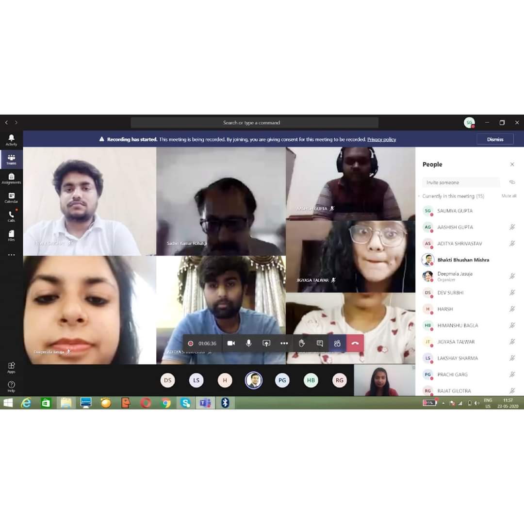 noidaagbs's tweet photo. #ThrowbackTuesday 
The students of #FINAMICS, the Finance Club of #AGBS #Noida organised a Virtual Discussion on the Topic '20 Lakh Crore in 2020: What does it mean to Common Man'. 
#agbsnoidafinanceclub #studentclubactivity #amitylife #campusvibes #MBA #BBA #Bestbschool #NCR https://t.co/HapwWy2NXb